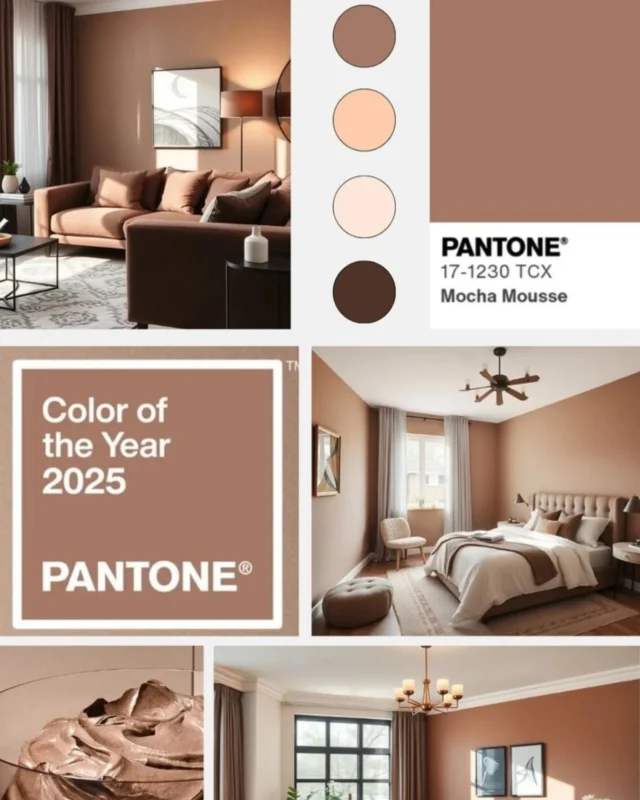 🟤 Pantone Color of the Year on Mocha Moussee. 🟤

Imeilus šokolaadivahune värv, mida sobib kombineerida nii mahedate kui ka sügavamate toonidega.

#interiordesignideas #coloroftheyear #inspiration
#interior #passion #creative #lovemyjob